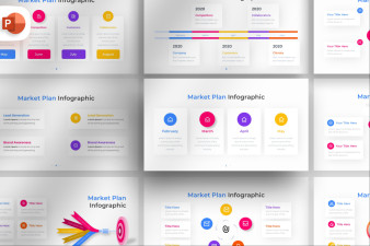 Market Plan PowerPoint Infographic Template